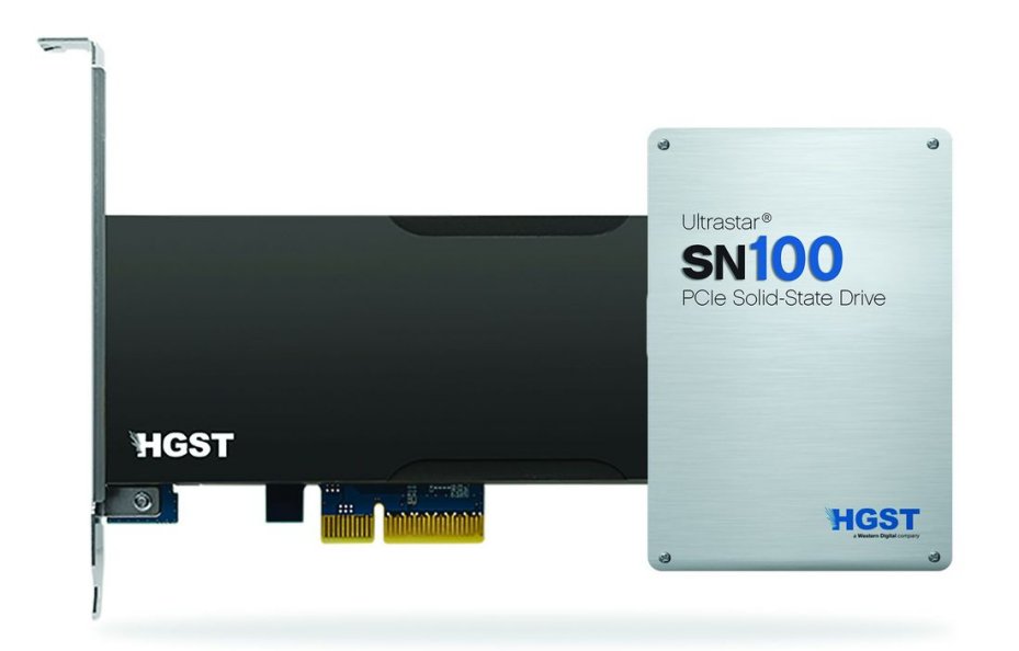 »Ultrastar SN100 PCIe«-SSD mit 3,2 TByte und NVMe-Interface (Bild: HGST