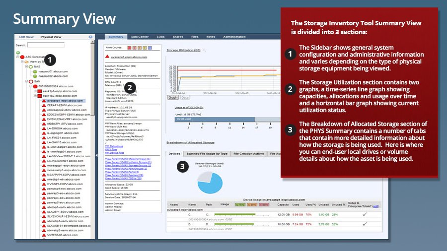 Kostenloses Tool »Storage Inventory« (Bild: Unitrends)