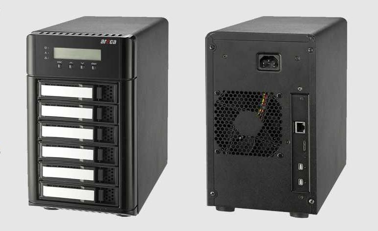 RAID-System »ARC-5028T2« mit zwei Thunderbolt-2-Schnittstellen (Bild: Starline/Areca)