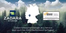 Zadara startet ihren Storage-Service bei AWS in Frankfurt