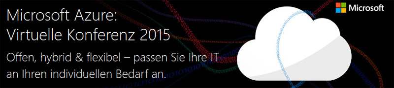 Microsoft Azure Konferenz: virtuell & in Deutsch