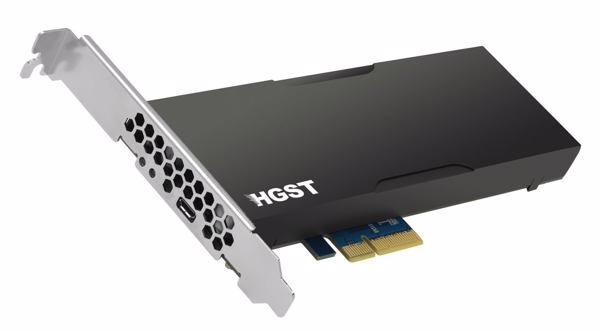 PCIe-Flash-Steckkarte SN150 ermöglicht sequenzielle Leseraten von bis zu 3.000 MByte/s (Bild: HGST)