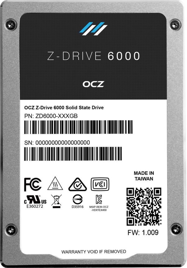 NVMe-kompatible »Z-Drive 6000«-PCIe-SSD-Serie (Bild: OCZ)