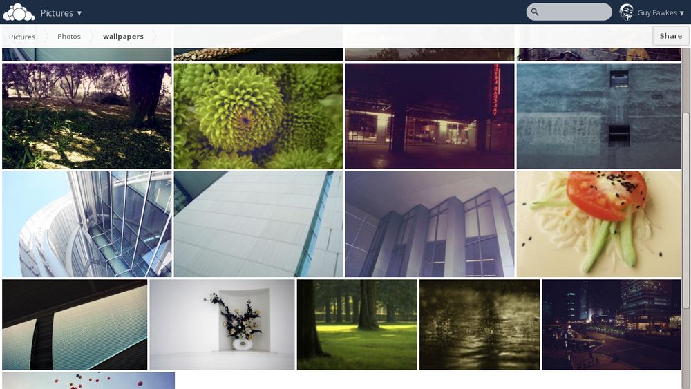 Bilder teilen mit »ownCloud 8« (Bild: ownCloud.com)