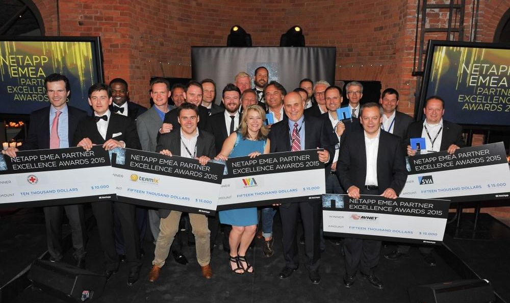 Gewinner der »EMEA Excellence Awards 2015« (Bild: Netapp)