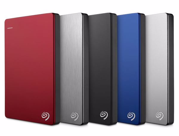 »Backup Plus Slim«-Familie ist in fünf Farben erhältlich (Bild: Seagate)