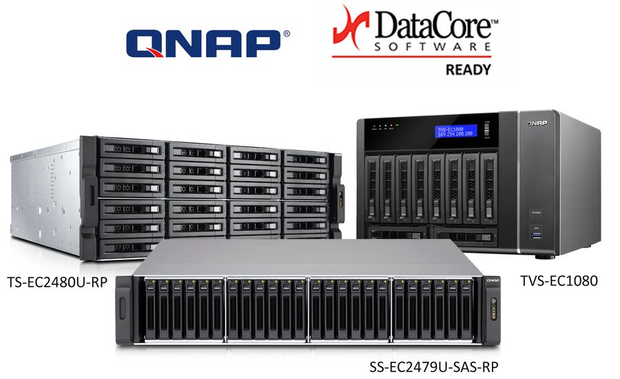 Diverse Business-NAS-Modelle von Qnap jetzt »DataCore Ready« (Bild: Qnap)