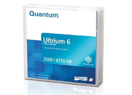 Eine LTO-6-Cartridge fast bis zu 6,25 TByte an komprimierten Daten (Bild: Quantum)