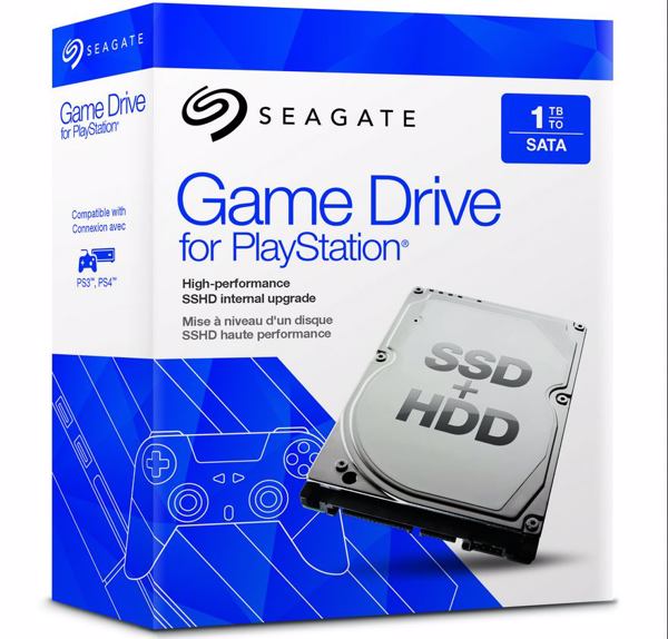 »Game Drive for Playstation« ist ein hybrides Einbau-SSHD-Laufwerk (Bild: Seagate)