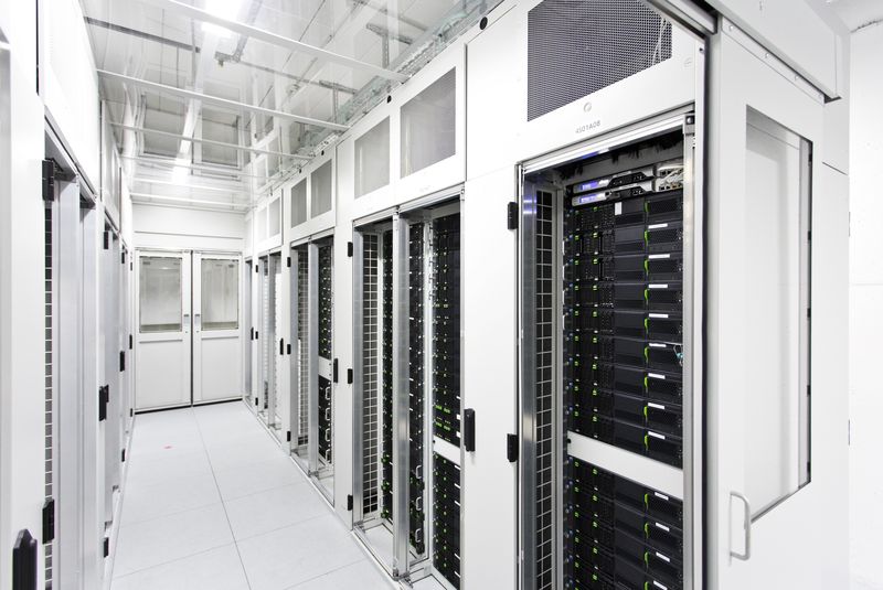 Primeflex-Server im Rechenzentrum (Bild: Fujitsu)