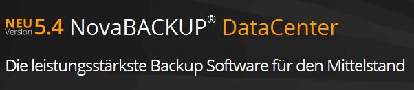 Novastor »NovaBackup DataCenter 5.4« wurde deutlich schneller