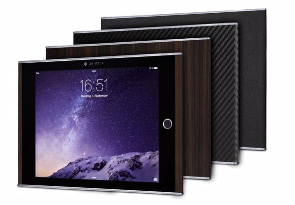 Stylisch: »iPad Air 2« in Leder, Holz oder Carbon (Bild: Brinell)