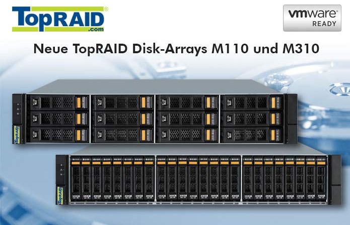 Neue »TopRAID M-Serie«-Storage-Arrays sind Vmware-ready (Bild: Starline)