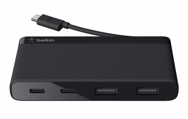 USB-Type-C-Hub mit zwei Type-A- und zwei Type-C-USB-Ports (Bild: Belkin)