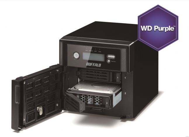 Buffalo-NAS-Videorekorder basieren auf »WD Purple«-Festplatten (Bild: Buffalo Technology)