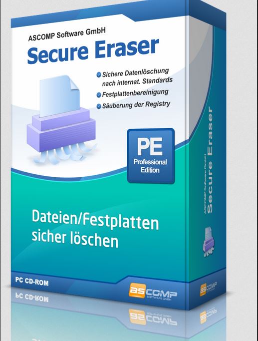 Professional-Edition von »Secure Eraser 5.0« (Bild: Ascomp Software)