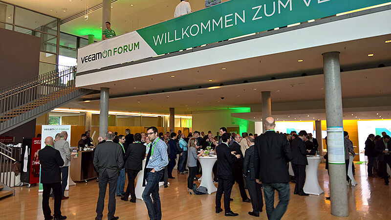 Rund 400 Gäste begrüßte der Verfügbarkeitsspezialist Veeam zum VeeamOn Forum Deutschland 2016 in Hanau (Bild: Ariana Rüdiger).