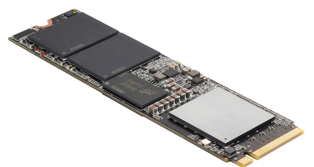 Die 2100er-Serie ist nur im M.2-Format mit den Schnittstellen PCIe und NVMe verfügbar (Bild: Micron)