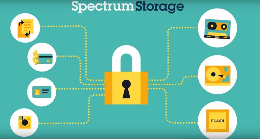 Von Tape bis Flash: Spectrum-Storage-Software ermöglicht auch Speicherlandschaften in Exabyte-Größe (Bild: IBM)