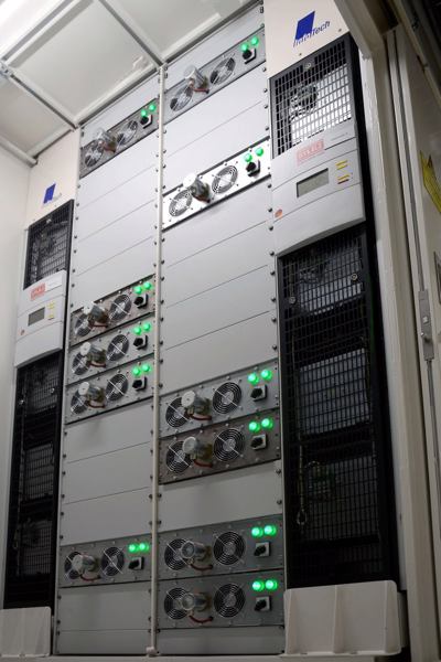 Innenleben eines MDC40-Datacenter (Bild: Infotech)