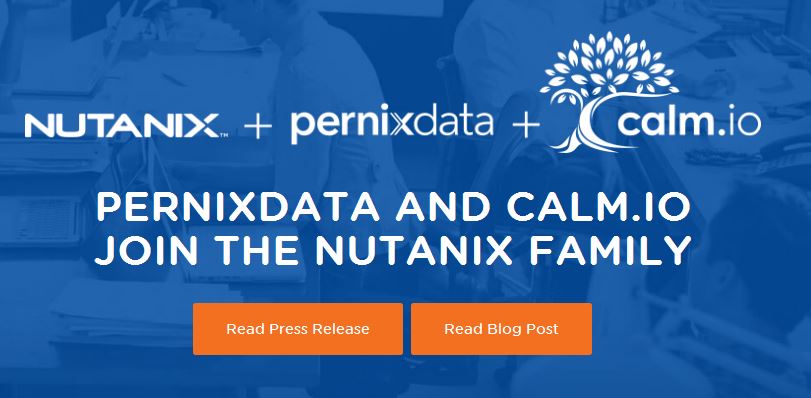 Die Storage-Startups Pernixdata und Calm.io gehören jetzt zu Nutanix (Bild: Nutanix)