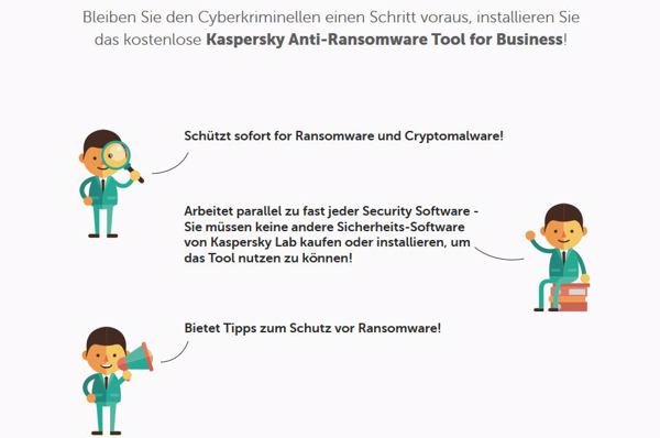 Rundum hilfreich: »Kaspersky Ransomware Tool for Business« (Bild: Kaspersky Lab)