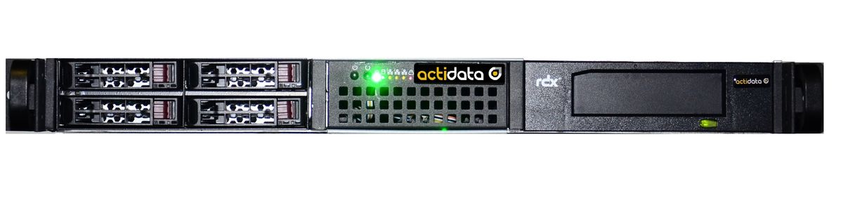 Erstmals im 1U-Rackmount: kombiniertes NAS- und Backup-System (Bild: Actidata)