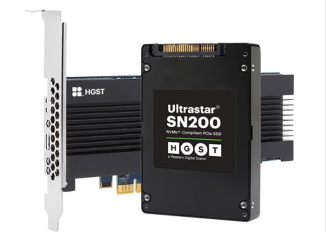 »Ultrastar SN200«-NVMe-SSD-Serie erreicht 800 GByte bis 7,68 TByte (Bild: WD)