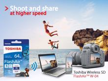 Toshiba bringt bereits vierte »FlashAir«-Wireless-SD-Generation