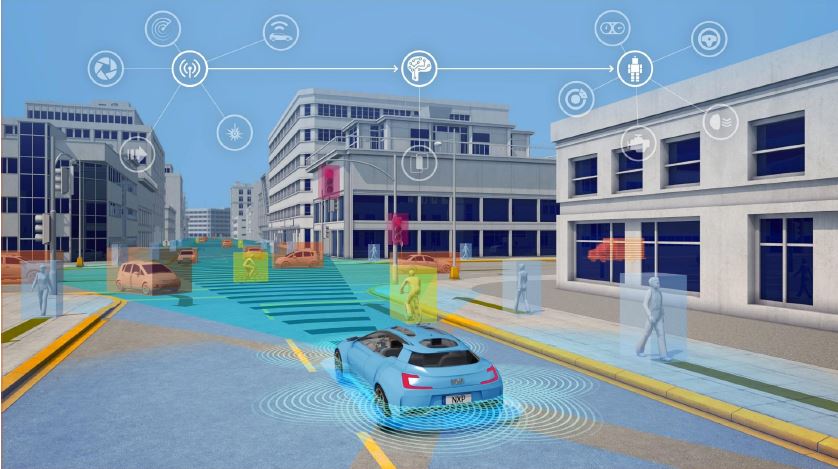 Connected-Cars brauchen viele elektronische Steuergeräte (Bild: NXP Semiconductor)