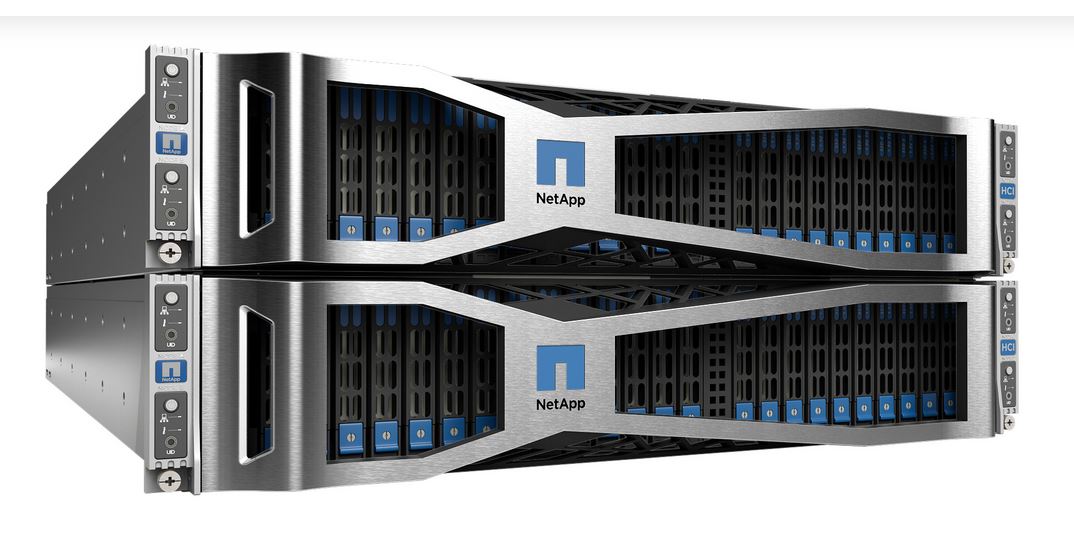 Die 2U-Chassis der Hyperkonvergenz-Lösung »NetApp HCI« (Bild: Netapp)