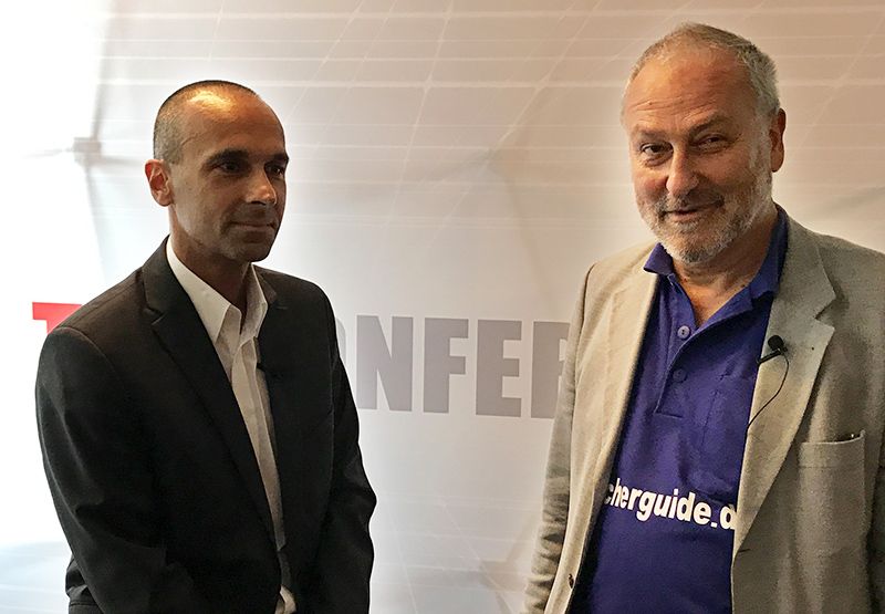 Video-Interview mit Bijan Taleghani (li.), Leiter Produkt Marketing und Business Development beim Value-Added-Distributor TIM (Bild: speicherguide.de)