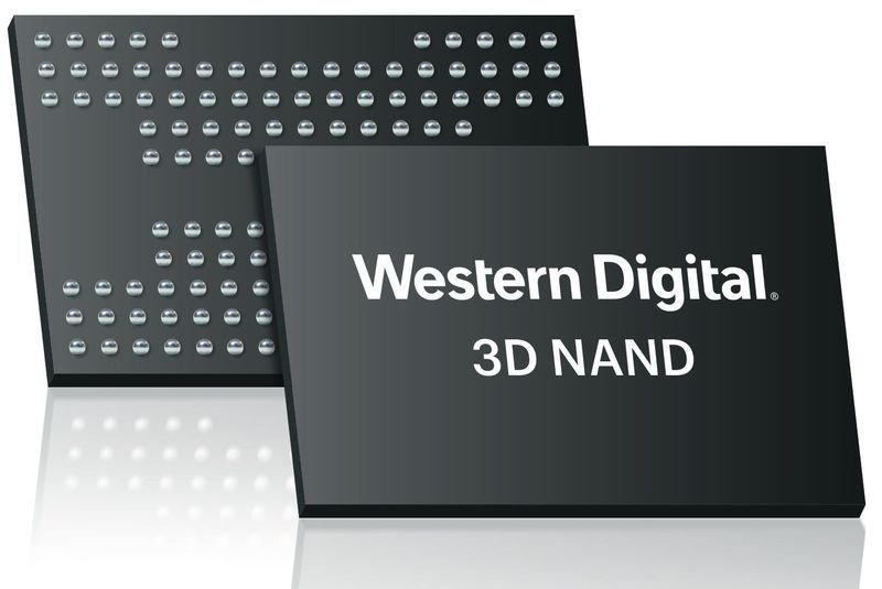 96-Layer-NAND-Flash-ICs: produziert werden zunächst 256-Gbit-Chips, dann sollen Tbit-Chips folgen (Bild: Western Digital)