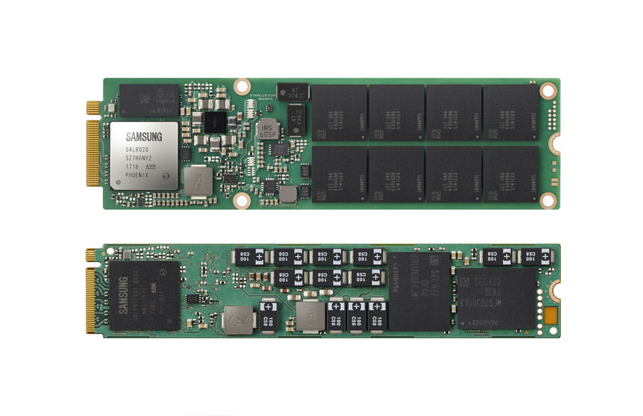 NGSFF-SSD und M.2-SSD (Bild: Samsung)