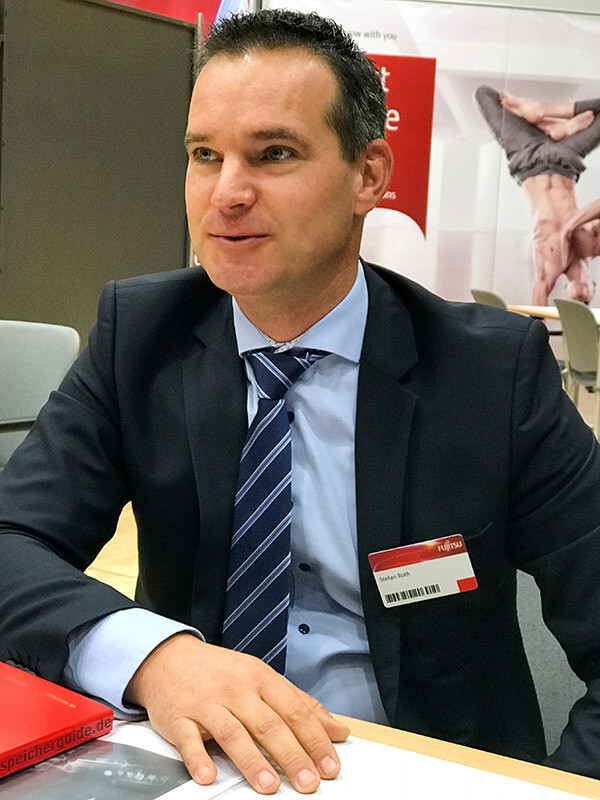 Stefan Roth, Fujitsu: »Kaufen Sie keine 10k- und 15k-Festplatten mehr« (Bild: speicherguide.de)