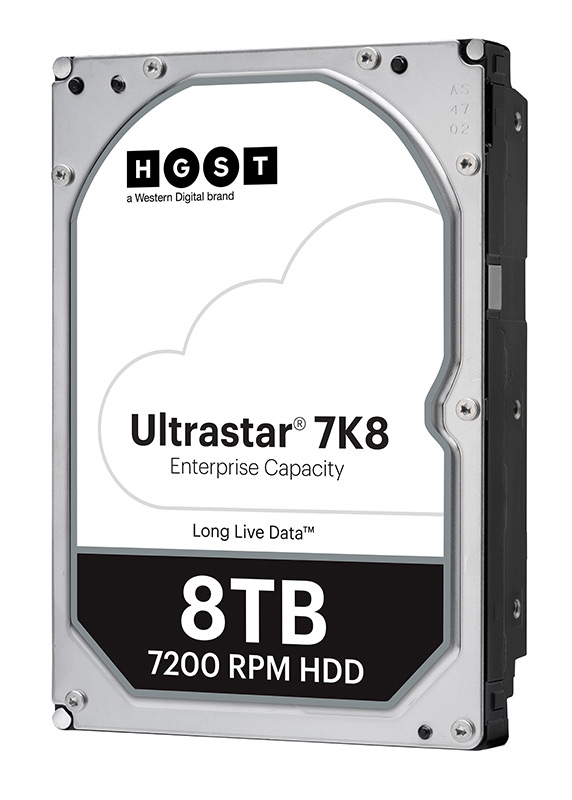 WD »Ultrastar 7K8« mit acht TByte