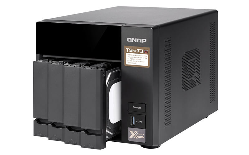 Qnap TS-473-NAS mit AMD-CPU für KMUs