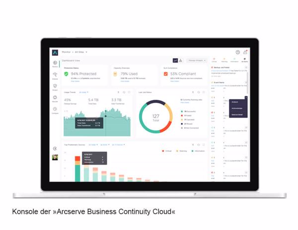 Data-Protection mit der »Arcserve Business Continuity Cloud«