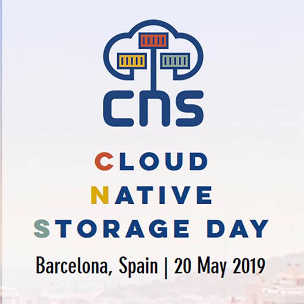 Cloud Native Storage Day am 20. Mai 2019 in Barcelona.