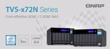 Qnap TVS-x72: Neue NAS-Serie für KMU