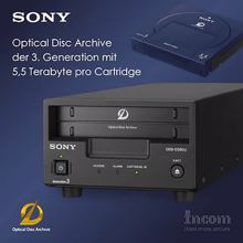 Sony Optical Disc Archiv Gen 3: Neue Generation mit 5,5 TByte