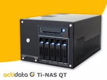 Actidata Ti-NAS QT: 5-Bay-NAS mit integriertem LTO-Tape