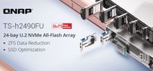 Qnap TS-h2490FU: Neue All-Flash-Reihe zielt Richtung Enterprise