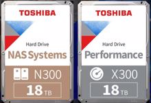 Toshiba bringt 18 TByte-Festplatten für NAS und Workstations