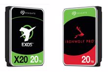 Highend-HDDs: Seagate Ironwolf Pro & Exos X20 mit 20 TByte