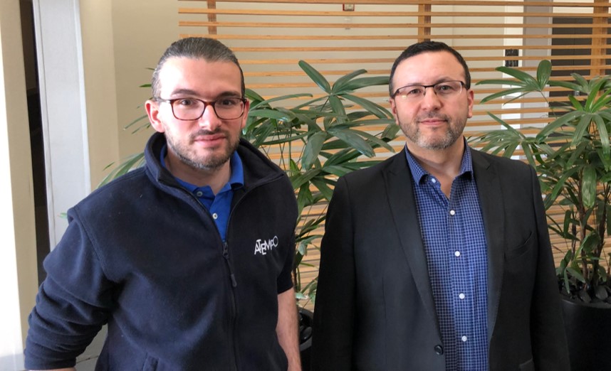 Louis-Frederic Laszlo, Director Product Management (links), und Ferhat Kaddour, VP Sales und Alliances.