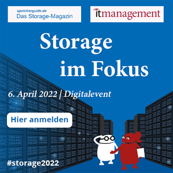 Glech anmelden zum Digital-Event: Storage im Rechenzentrums-Fokus am 06. April