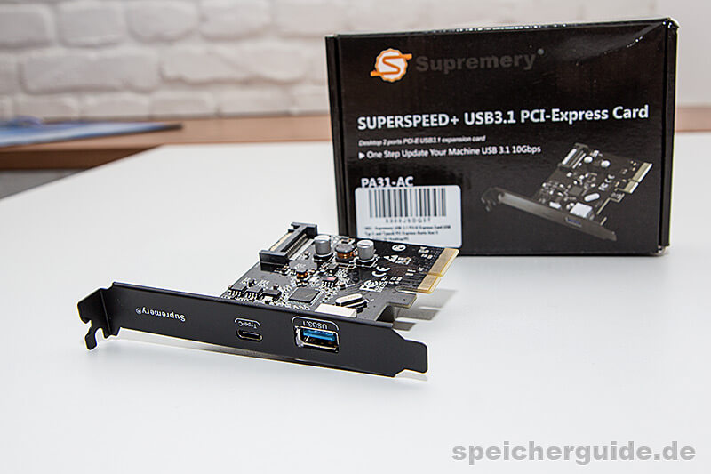 Supremery Superspeed+ USB 3.1 PCI-E Express Card